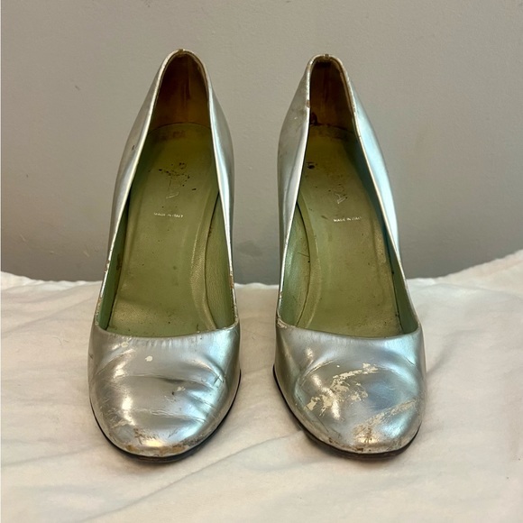 Prada silver Wedges. Size 38. - Picture 1 of 4